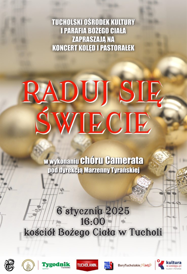 Koncert kolęd w Tucholi. Wystąpi ch&oacute;r Camerata