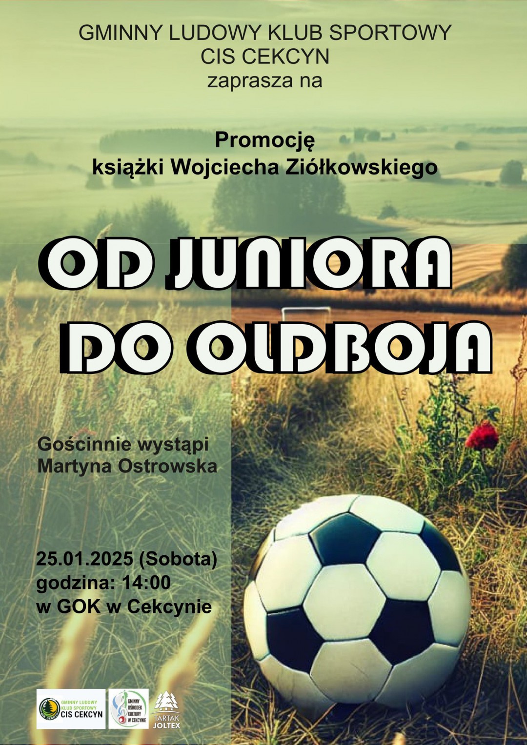 Były zawodnik wspomina. W Cekcynie odbędzie się promocja książki, kt&oacute;rą napisał dawny piłkarz miejscowego klubu