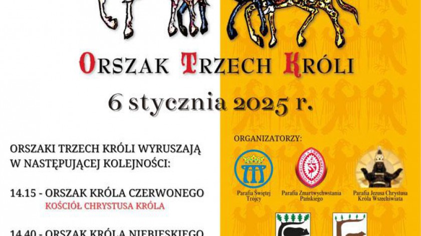 Już po raz drugi ulicami Kościerzyny przemaszeruje Orszak Trzech Króli