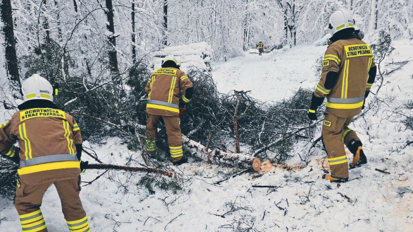 Śnieżyca pozbawiła prądu wielu mieszkańców naszego regionu. Najbardziej ucierpiał powiat bytowski, ale też gminy Koczała i Linia