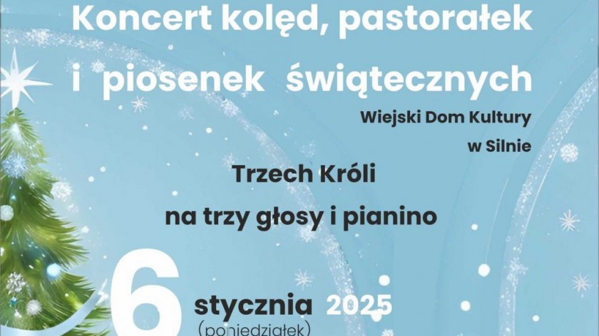 Świąteczny koncert w Silnie. Dziś 6.01 będzie tu można posłuchać kolęd i pastorałek