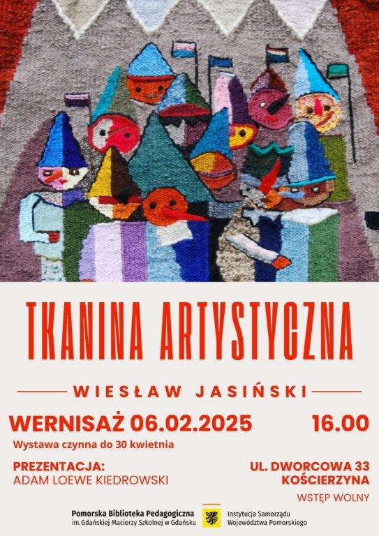 W Bibliotece Pedagogicznej w Kościerzynie dziś wernisaż wystawy poświęconej tw&oacute;rczości Wiesława Jasińskiego
