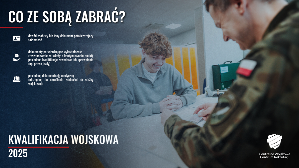 Rusza kwalifikacja wojskowa w człuchowskim WCR. Sprawdzamy, ile os&oacute;b podlega jej w powiatach człuchowskim, bytowskim i chojnickim
