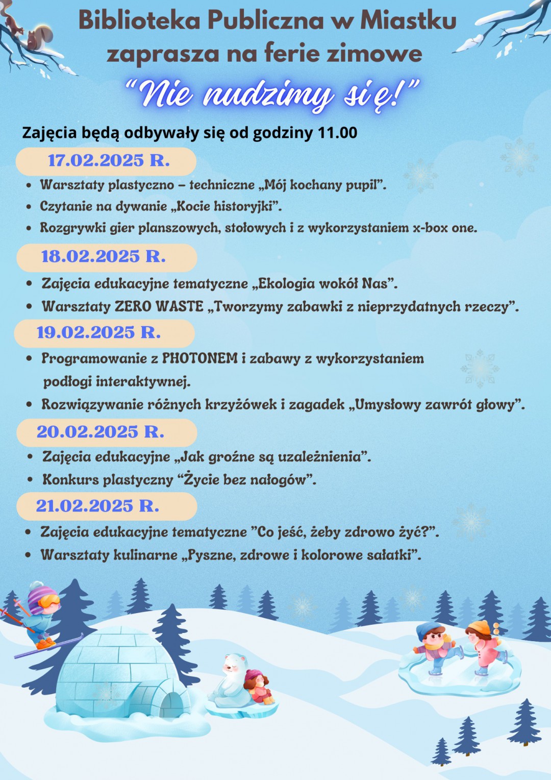 Ferie bez nudy w Miastku. Zaplanowano ofertę zajęć kulturalnych i sportowych dla dzieci i dorosłych