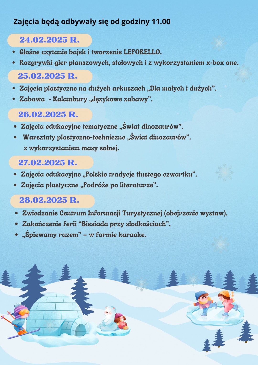 Ferie bez nudy w Miastku. Zaplanowano ofertę zajęć kulturalnych i sportowych dla dzieci i dorosłych