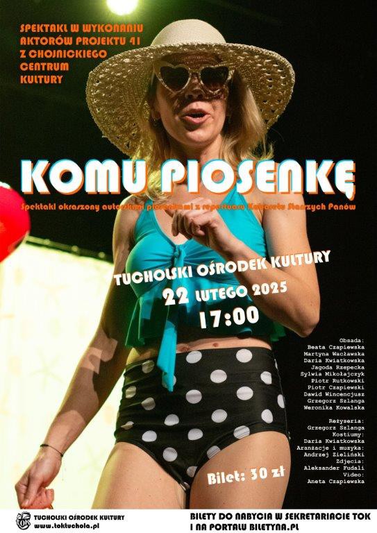 Piosenki Kabaretu Starszych Pan&oacute;w w wykonaniu chojnickiej grupy Projekt 41 zabrzmią w Tucholskim Ośrodku Kultury