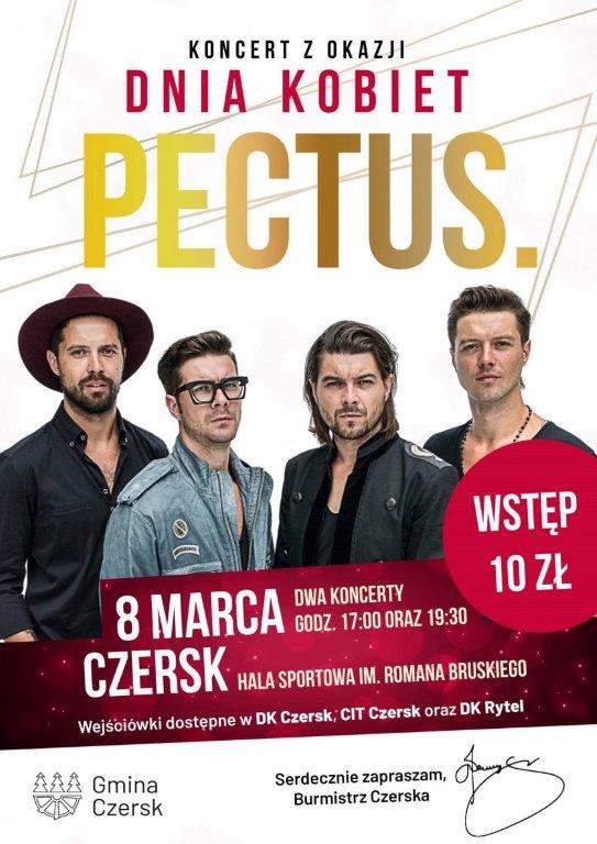 W Czersku zagra zesp&oacute;ł Pectus. To z okazji Dnia Kobiet