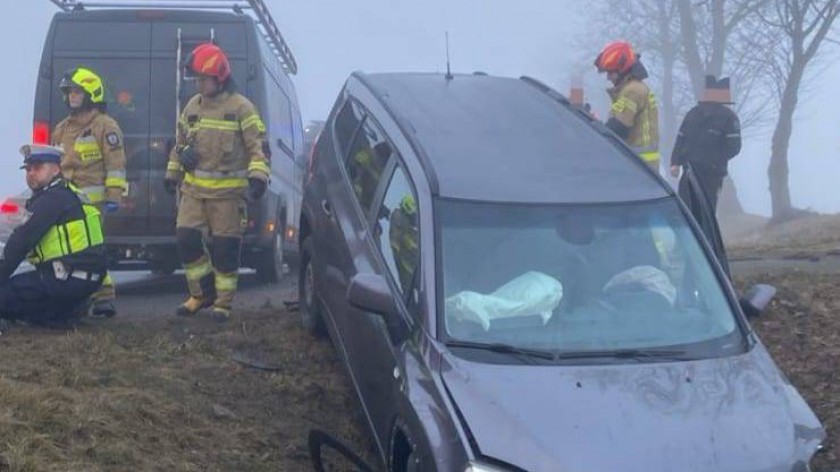 Policja nadal ustala okoliczności wczorajszego wypadku w okolicach Jaromierza koło Człuchowa