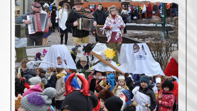 Kolędnicy na ulicach Tucholi. Korowód wyruszy dziś 27.02 w południe