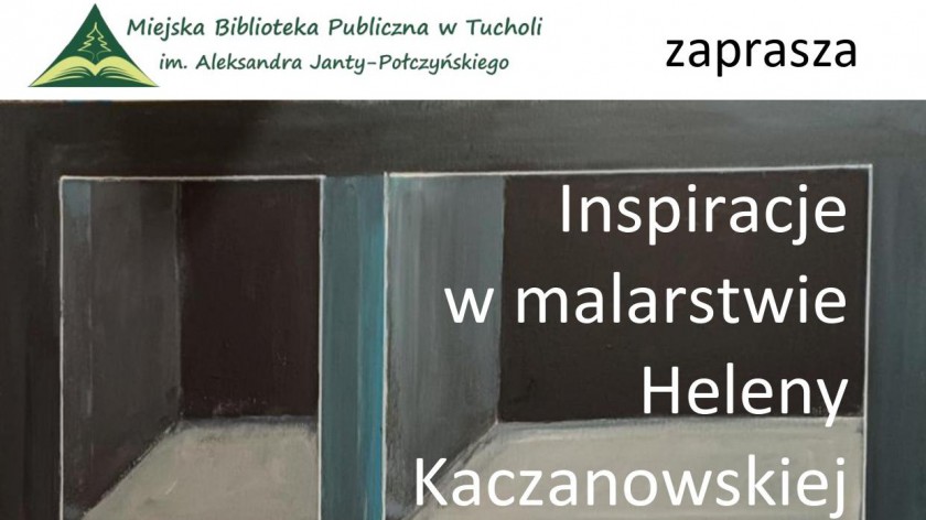 Wernisaż wystawy malarskiej Heleny Kaczanowskiej w tucholskiej bibliotece