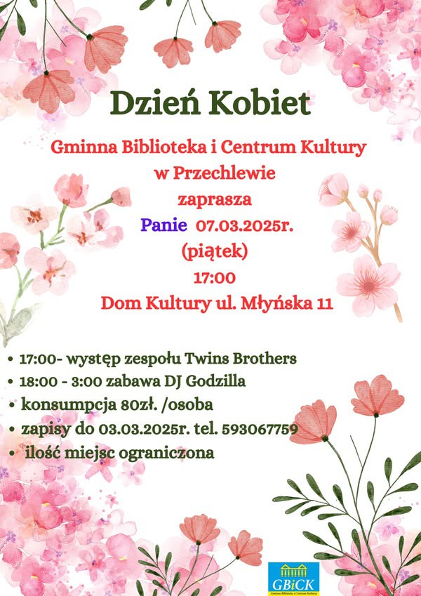 Koncerty, aqua fitness czy pokaz samby. Panie z powiatu człuchowskiego mają w czym wybierać na Dzień Kobiet