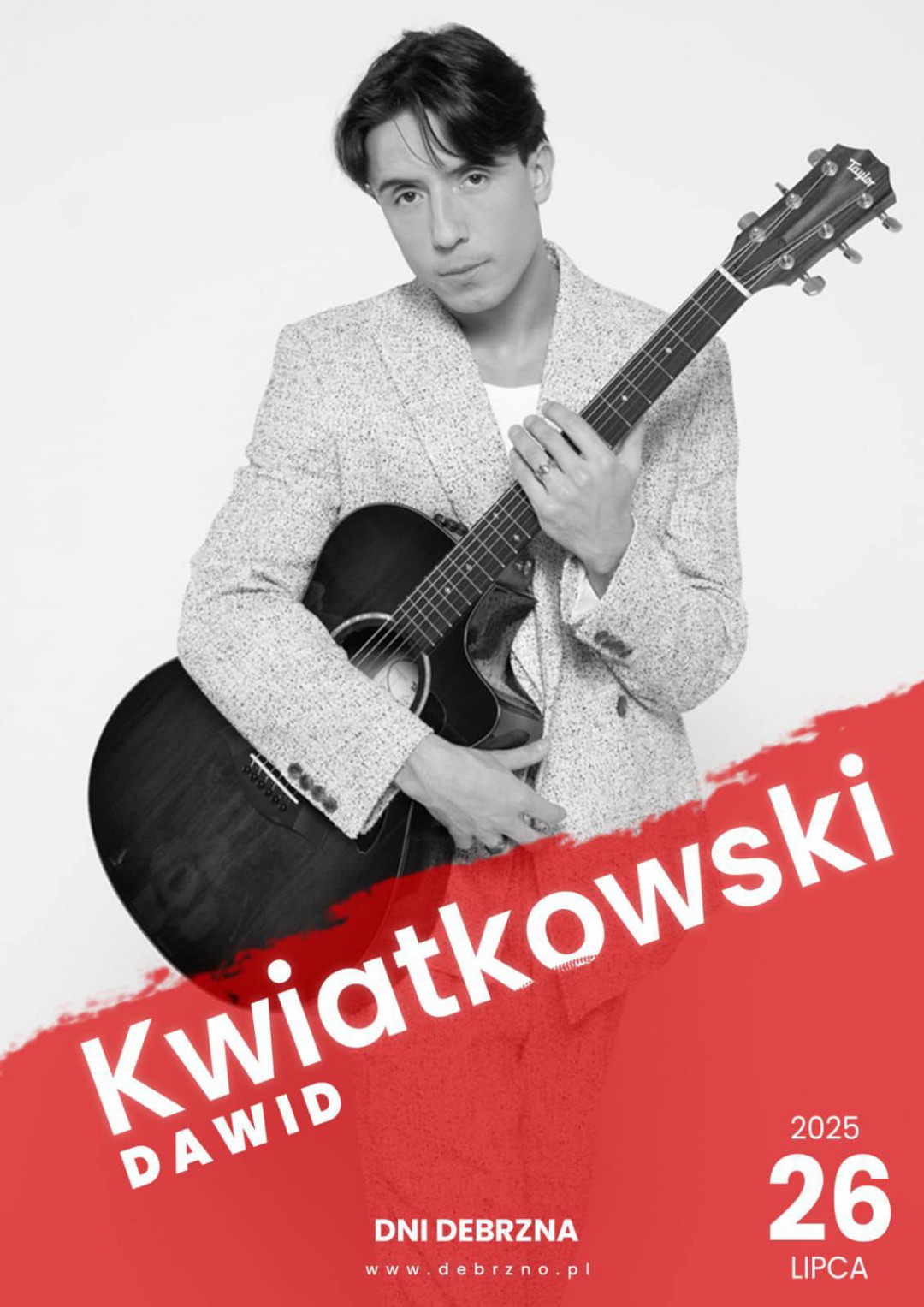 Dawid Kwiatkowski zagra na Dniach Debrzna. Tego artystę wybrali w głosowaniu sami mieszkańcy