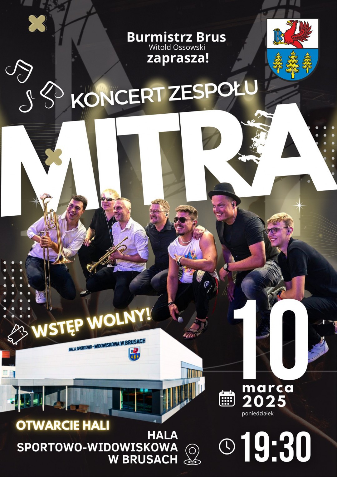 Hala Sportowo-Widowiskowa w Brusach oficjalnie otwarta. Zaprezentowano także nową kuchnię i stoł&oacute;wkę w SP 1 (FOTO)
