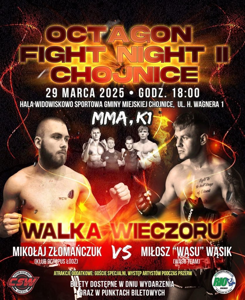 Amp futbol i MMA. Krzysztof Kowalik m&oacute;wi o zgrupowaniu reprezentacji Polski, a zawodnicy Centrum Sztuk Walki Chojnice o nadchodzącej gali