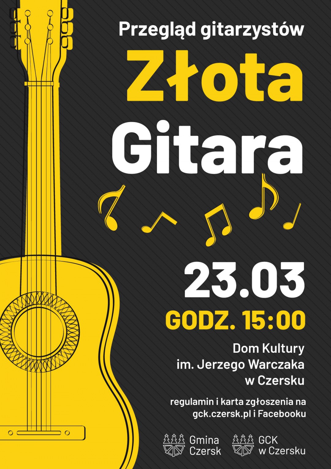 Do czwartku (20.03.) można zgłaszać sw&oacute;j udział w konkursie w "Złota Gitara 2025"