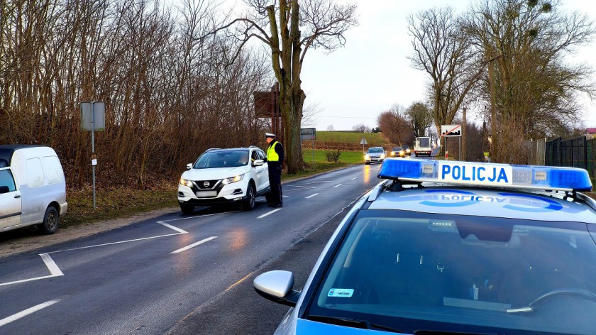 Pięciu pijanych kierowców podczas Trzeźwego poranka w powiecie tucholskim