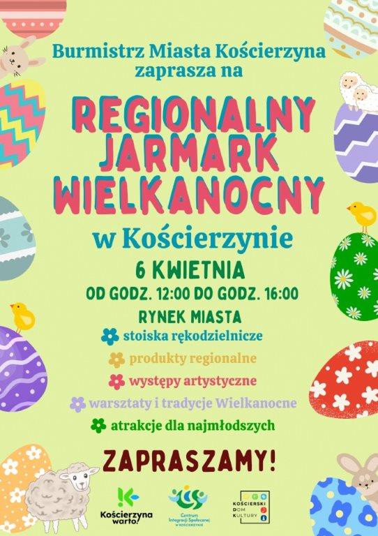 W Kościerzynie odbędzie się jutro (6.04.) Regionalny Jarmark Wielkanocny