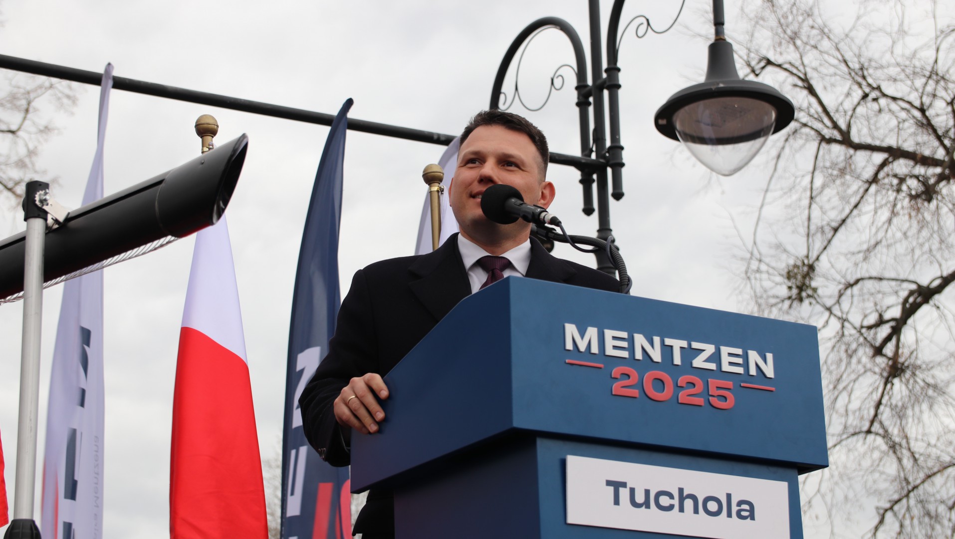 Kandydat na prezydenta Sławomir Mentzen w regionie. Spotkania w Człuchowie, Chojnicach i Tucholi (FOTO)