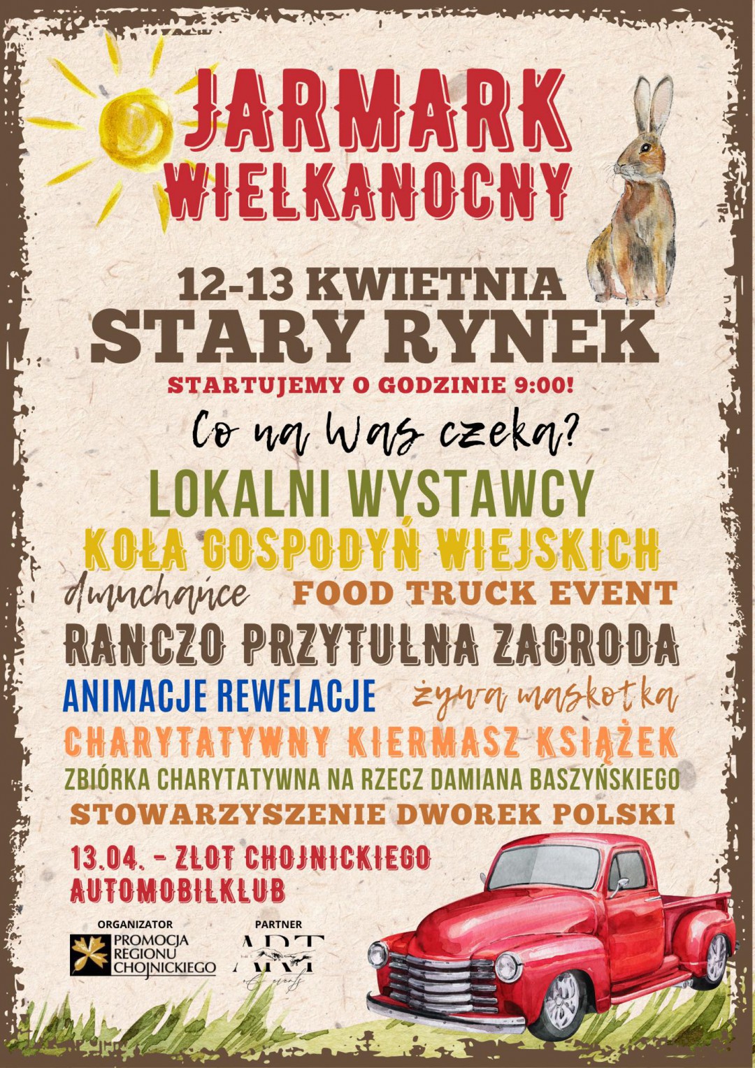 Przed nami Jarmark Wielkanocny w Chojnicach. Impreza rusza w sobotę 12 kwietnia