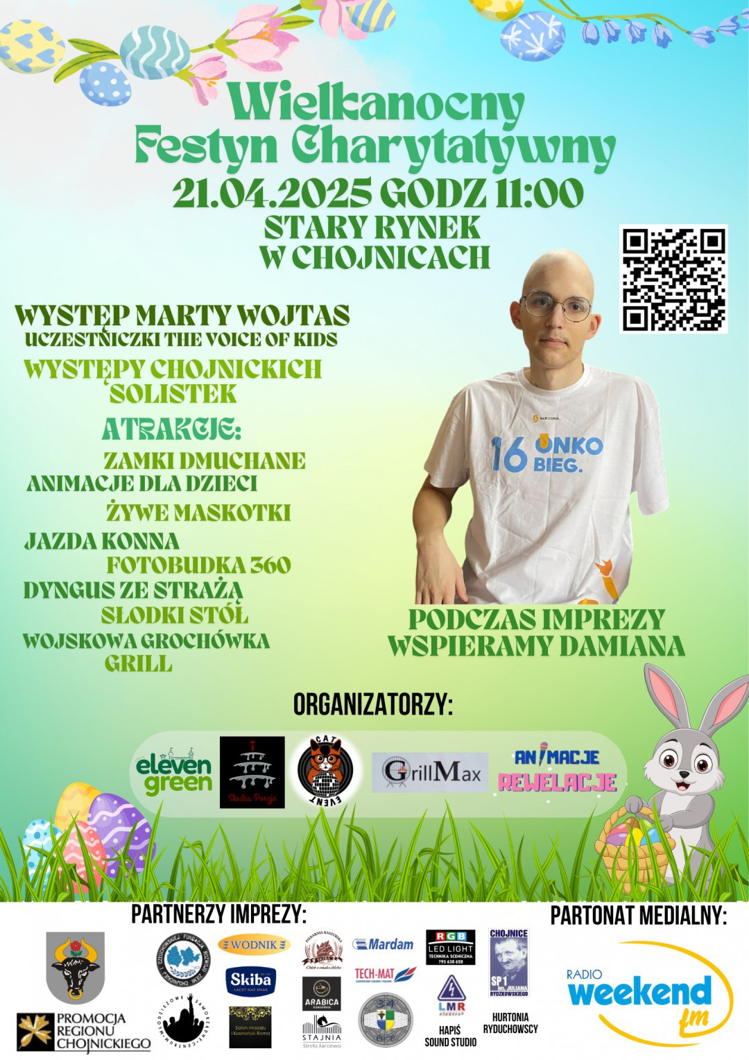 W poniedziałek wielkanocny na rynku w Chojnicach odbędzie się festyn charytatywny