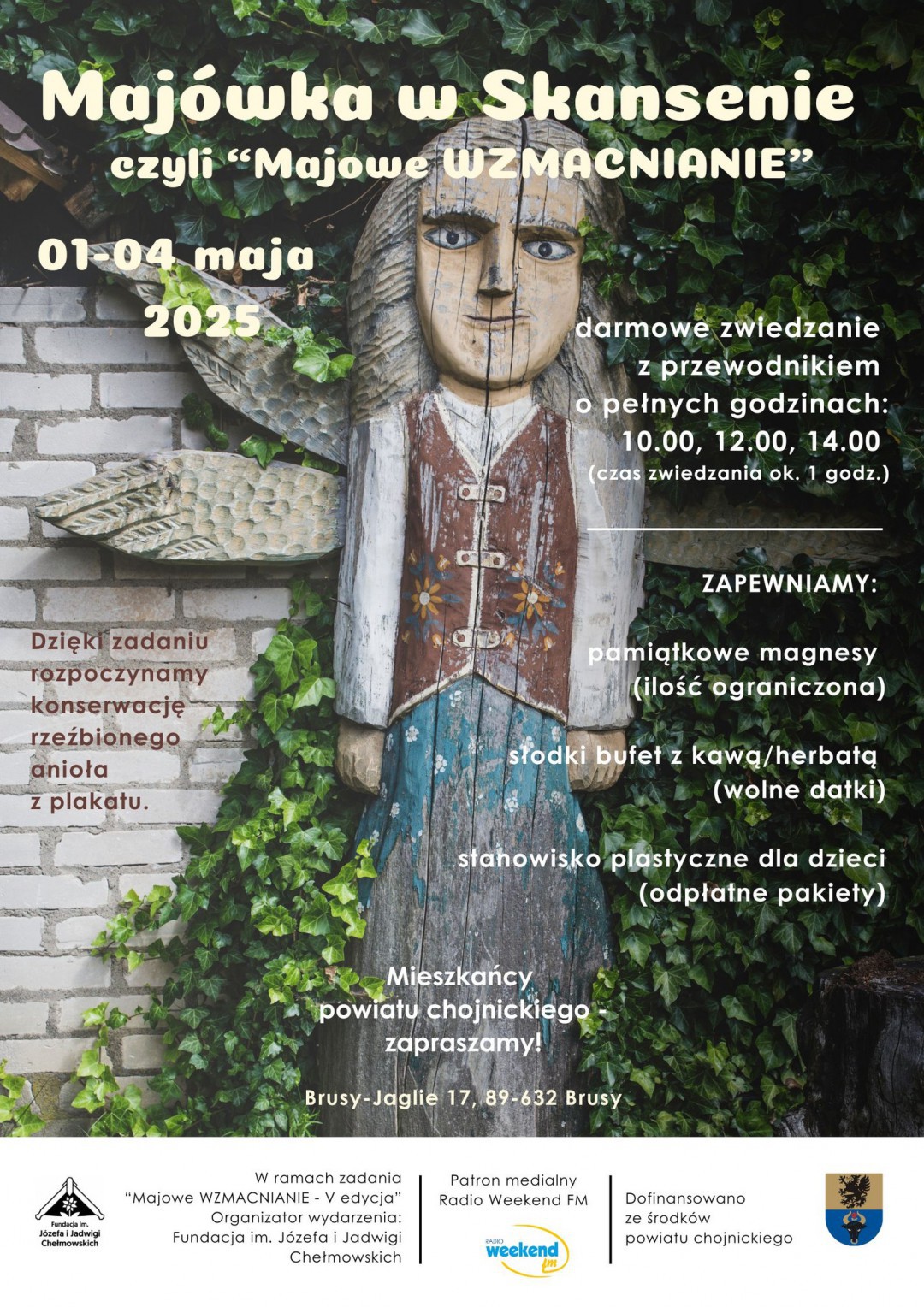 "Majowe Wzmacnianie" w skansenie artysty J&oacute;zefa Chełmowskiego w Brusach Jagliach (FOTO, ROZMOWA)