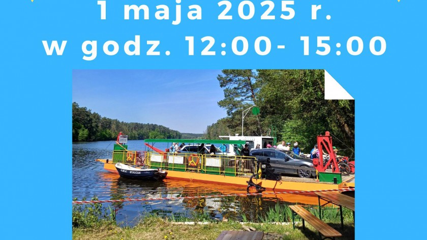Prom w gminie Lubiewo wypływa na Zalew Koronowski. Dziś 1.05 oficjalny początek sezonu turystycznego