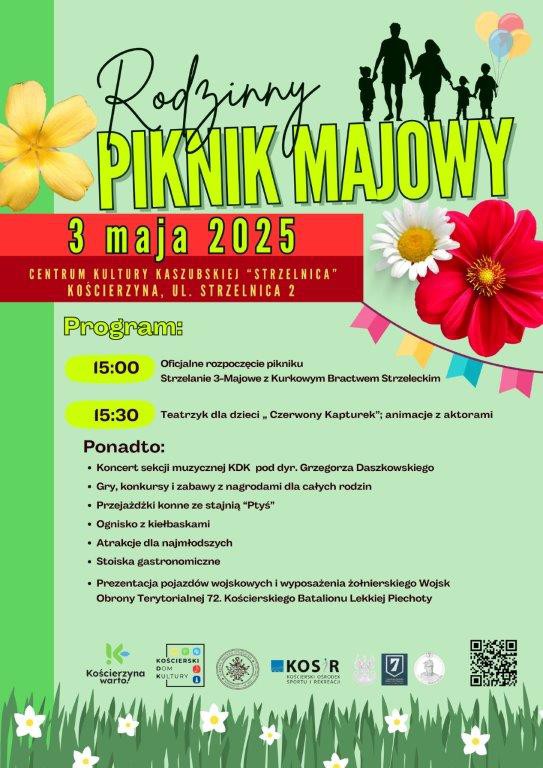Najpierw oficjalne uroczystości przy pomniku, potem rodzinny piknik w kościerskiej Strzelnicy. Obchody 3-majowe w Kościerzynie