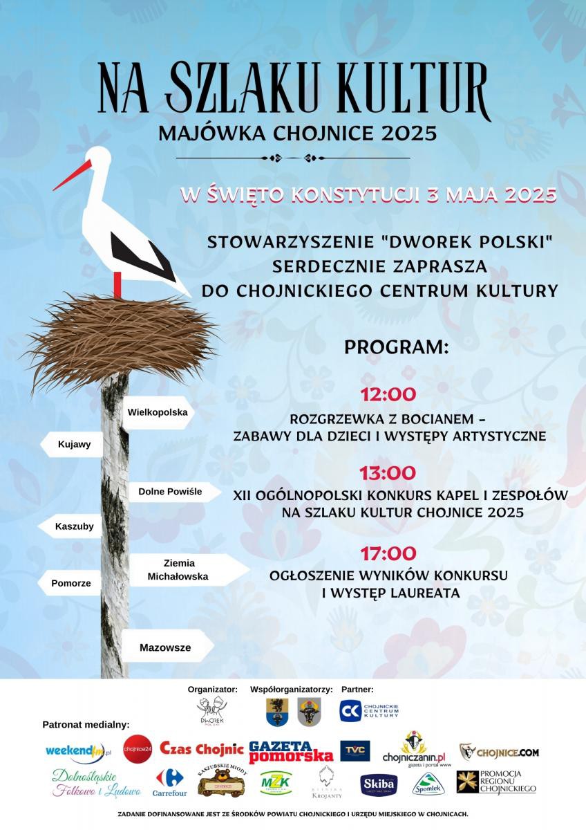 3 Maja z folklorem. Stowarzyszenie "Dworek Polski" zaprasza na konkurs kapel i zespoł&oacute;w ludowych