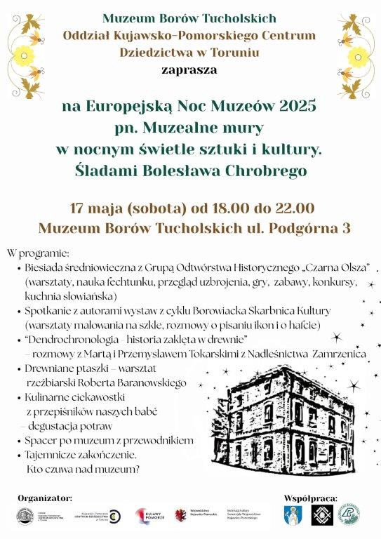 Europejska Noc Muze&oacute;w dziś (17.05) także w Tucholi. Tutaj w średniowiecznej oprawie