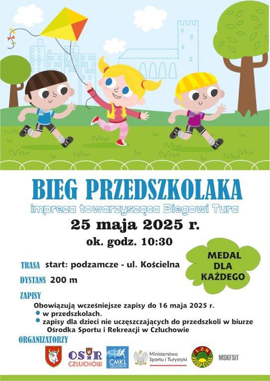 Tegoroczny Bieg Tura wystartuje spod zamku. W niedzielę (25.05) bieg ulicami Człuchowa