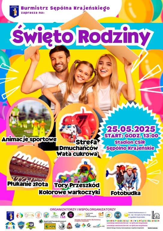 W Sęp&oacute;lnie Krajeńskim dziś (25.05) Święto Rodziny połączone z Dniem Dziecka 