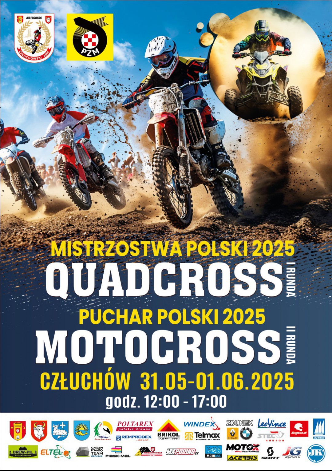 W ten weekend emocje na torze w Człuchowie. Czeka nas Puchar Polski w Motocrossie i Mistrzostwa Polski w Quadcrossie