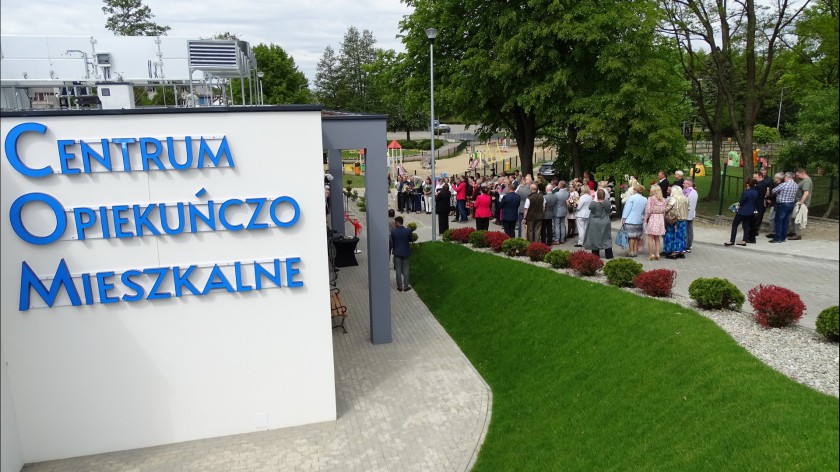 W Sępólnie Krajeńskim oddano do użytku Centrum Opiekuńczo-Mieszkalne. Koszt obiektu to 4,5 mln złotych FOTO