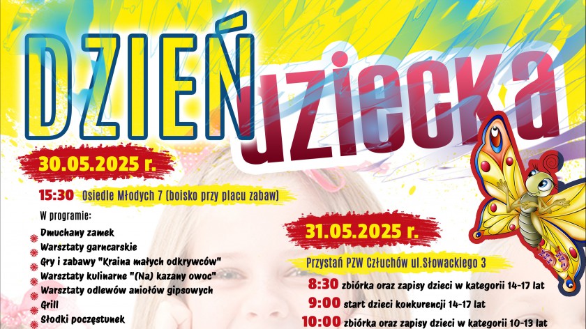Huczny Dzień Dziecka w całym powiecie człuchowskim. Imprezy potrwają od dziś 30.05 do 7 czerwca