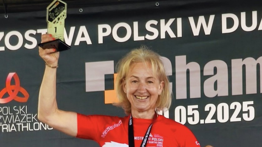 Anna Kosmalska z Charzyków została mistrzynią Polski w duathlonie. Ma też powołanie na Mistrzostwa Świata
