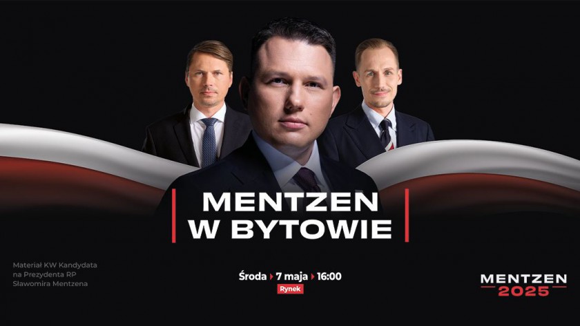 Kandydat Konfederacji na prezydenta Sławomir Mentzen spotka się z mieszkańcami Bytowa