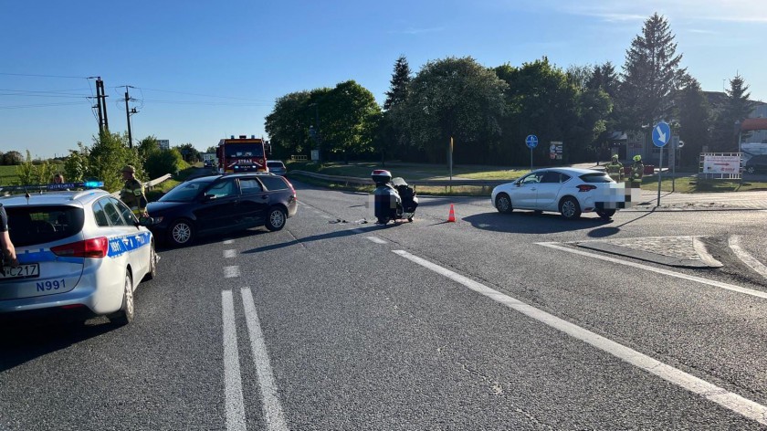 Policja ma wstępne ustalenia w sprawie wczorajszego 20.05. wypadku w Nieżychowicach koło Chojnic. Przyczyną było nieustąpienie pierwszeństwa