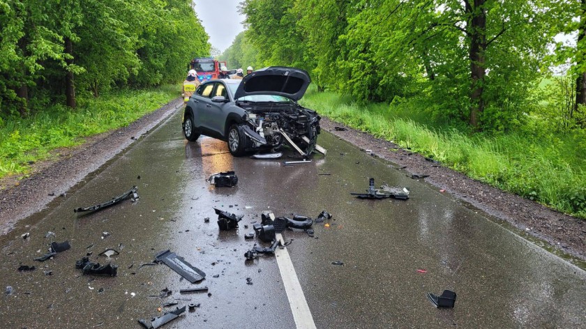 Znane są przyczyny porannej kolizji czterech pojazdów w gminie Chojnice