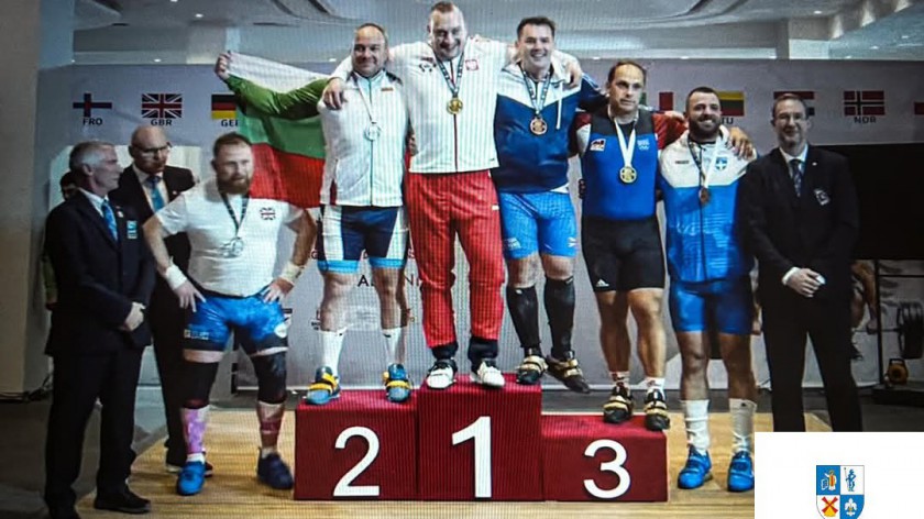 Karol Dueskau z Więcborka został Mistrzem Europy Masters w podnoszeniu ciężarów