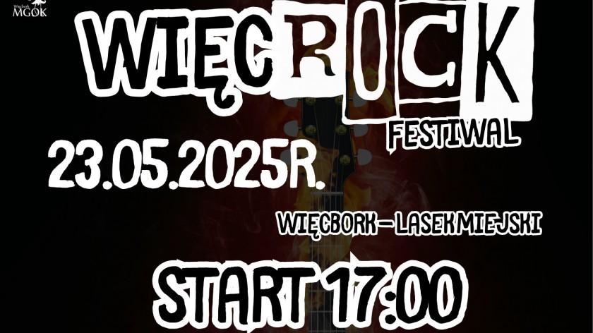 W Więcborku dziś 23.05. koncert rockowy pod nazwą WięcROCK