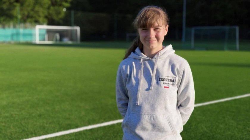 Młoda zawodniczka z Sępólna Krajeńskiego reprezentowała Polskę w Mistrzostwach Europy U17 w piłce nożnej ROZMOWA