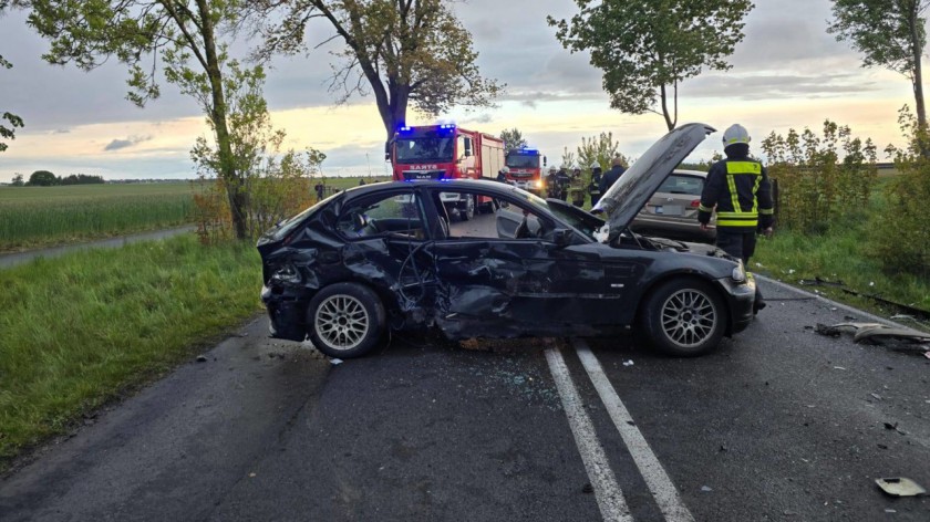 Utrudnienia w ruchu na drodze wojewódzkiej 235 w okolicach Gacnika w gminie Brusy AKTUALIZACJA