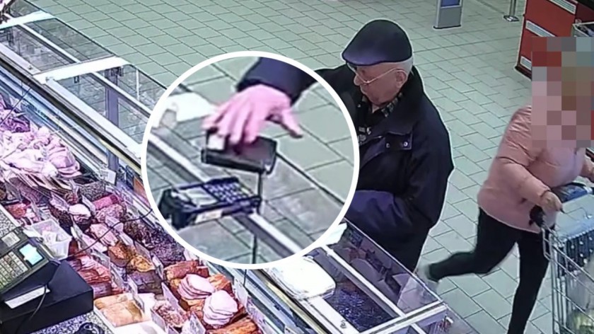 Bytowska policja szuka mężczyzny, który przywłaszczył portfel. Kryminalni publikują wizerunek WIDEO