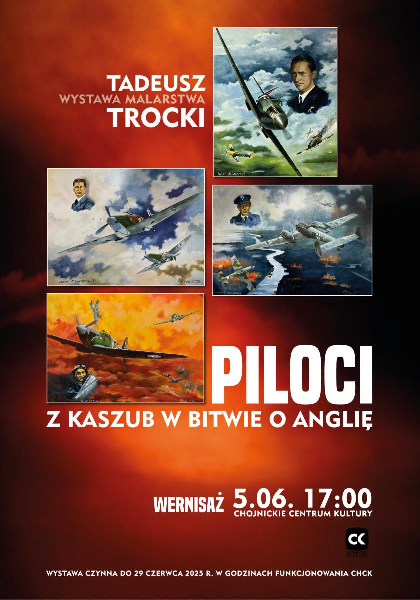 W Chojnickim Centrum Kultury dziś wernisaż wystawy "Piloci z Kaszub w bitwie o Anglię"