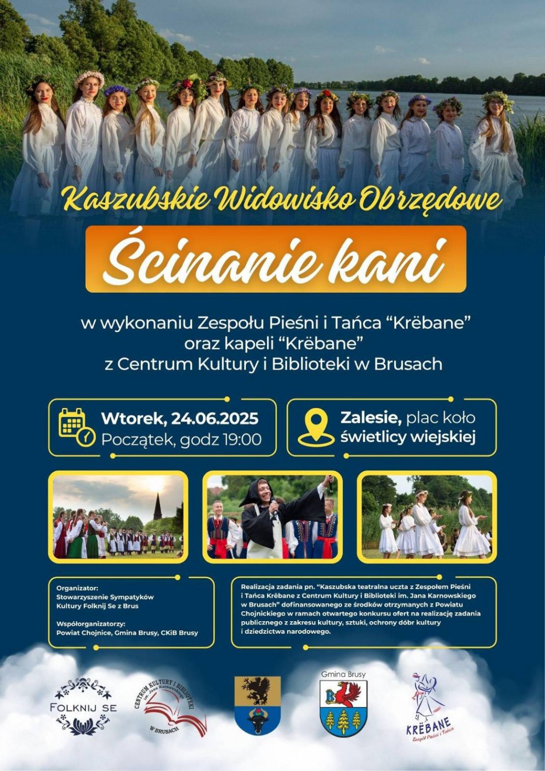 W Zalesiu w gminie Brusy odbędzie się widowisko "Ścinanie Kani"