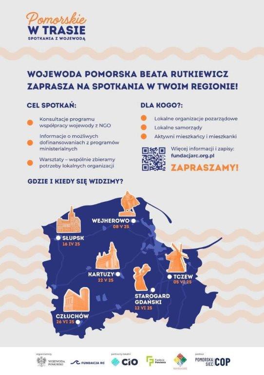 "Pomorskie w trasie". 26 czerwca w Człuchowie spotkanie z wojewodą pomorską