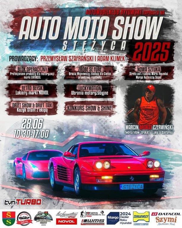 Gratka dla miłośnik&oacute;w motoryzacji. W Stężycy koło Kościerzyny odbędzie się jutro (28.06.) Auto Moto Show
