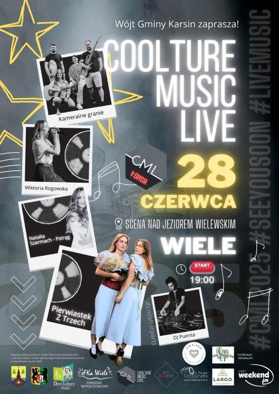 Już po raz piąty w Wielu, w gminie Karsin, odbędzie się Coolture Music Live