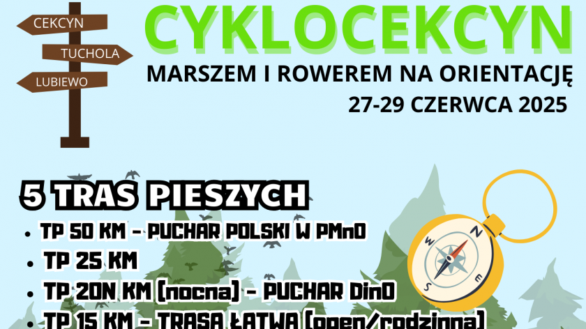 Aż 700 uczestników CykloCekcyna - rowerem i pieszo na orientację 