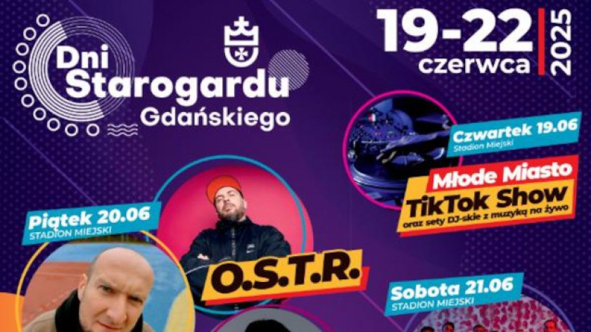 Trwają Dni Starogardu Gdańskiego. Dzisiaj 21.06 będzie racuchowe bicie rekordu oraz koncerty znanych zespołów 